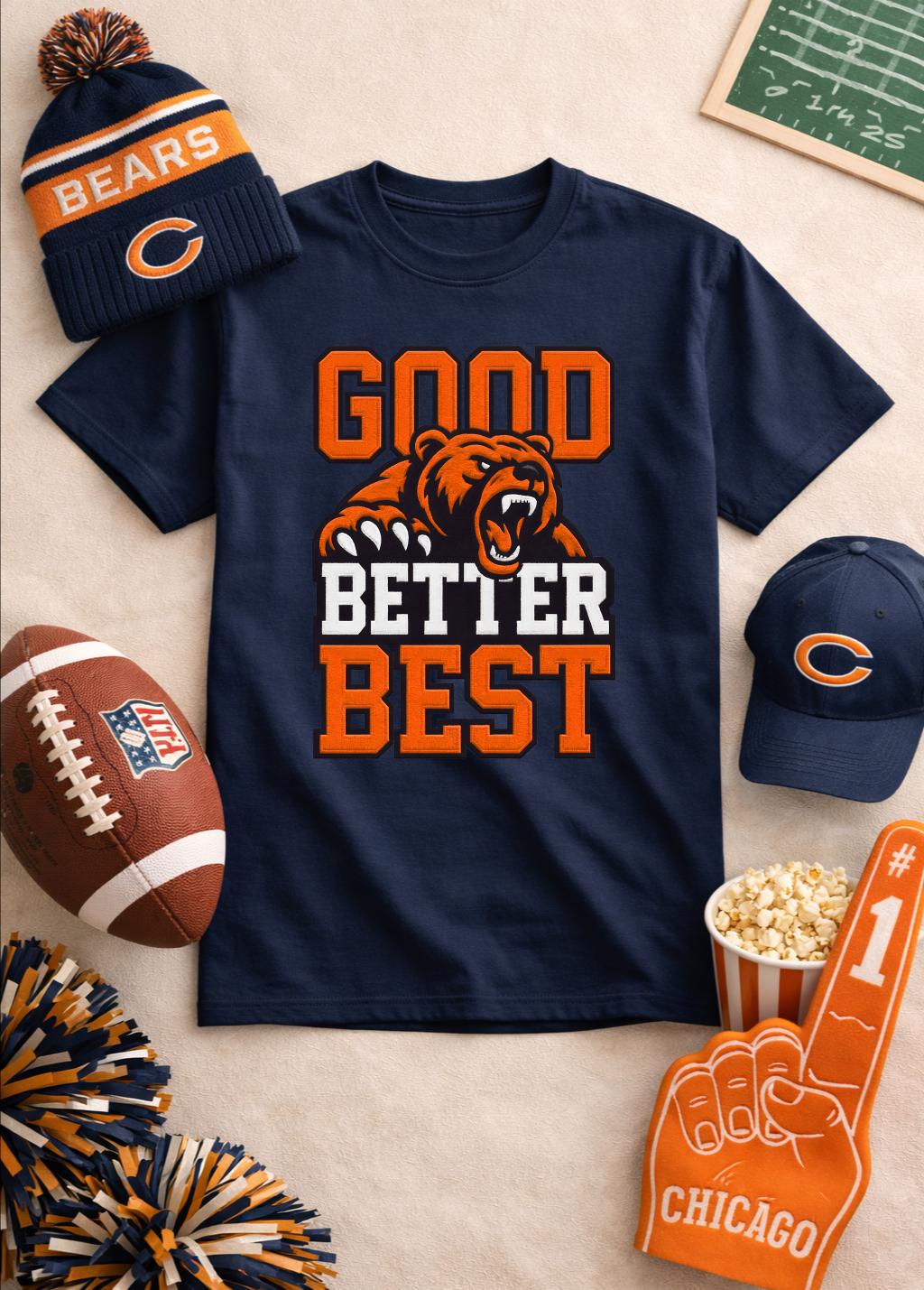 Street Fashion Chicago - Good Better Best Bear T-shirt Chicago