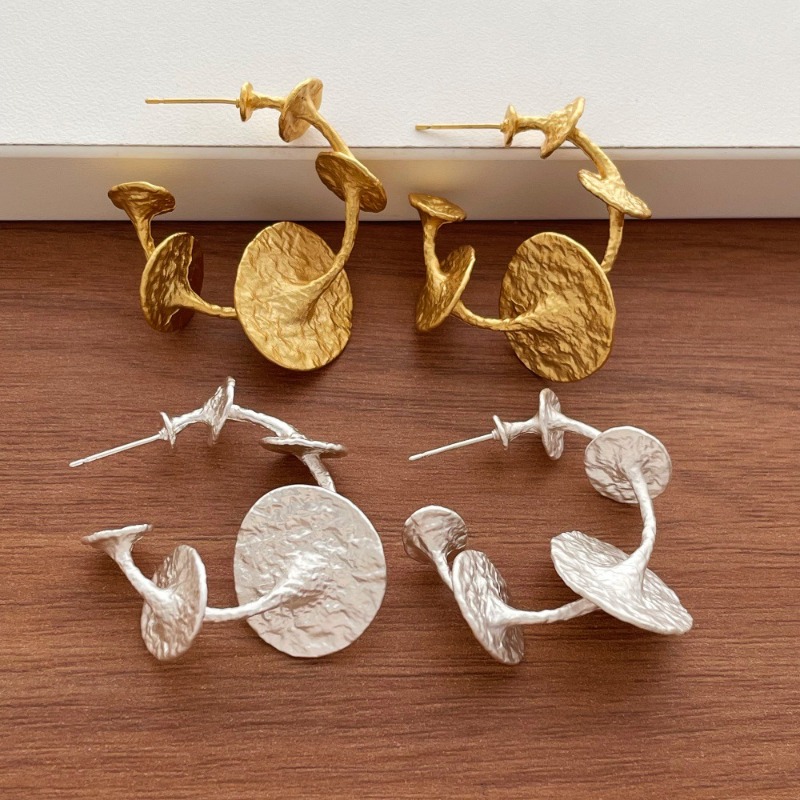Street Fashion Earrings - Minar High Street Matte Kleur Metaal