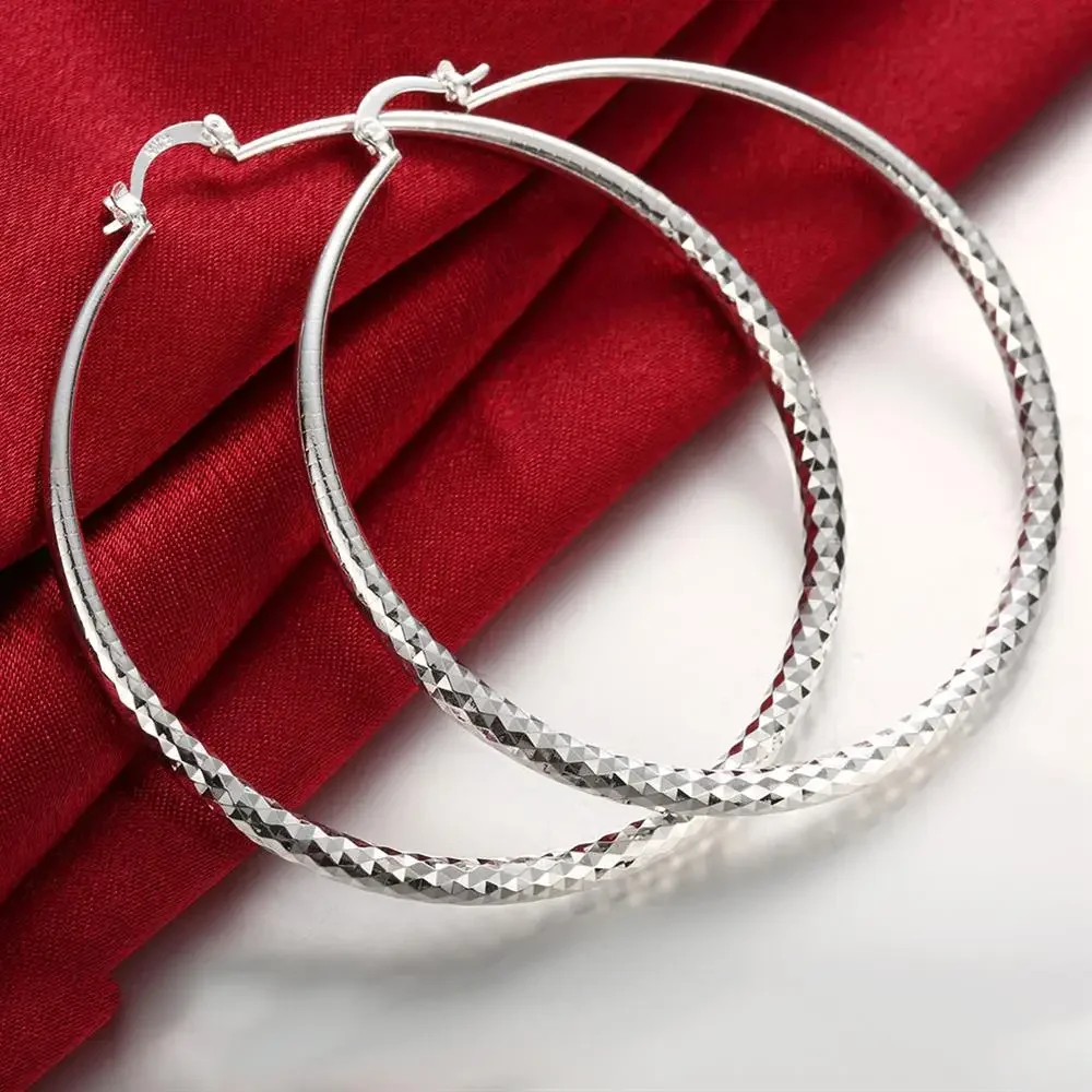Street Fashion Earrings - Hot 925 Sterling Zilver 7CM Oorbellen