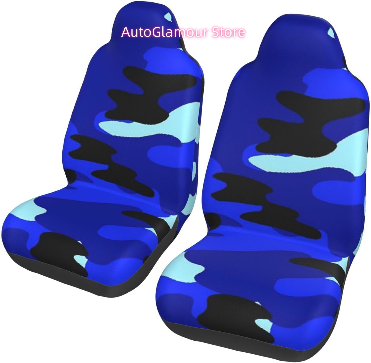 Camo Pattern Set - Soldier Blue Camo Patroon Universele Autostoelhoezen