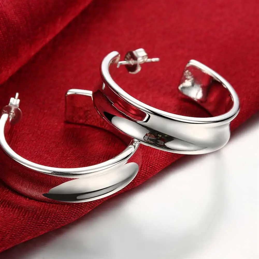 Street Fashion Earrings - 925 sterling zilver mooie straat all-match