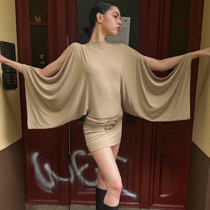 Street Fashion Fall 2025 - DSMTRC Hollow Out Casual Avond Jurken