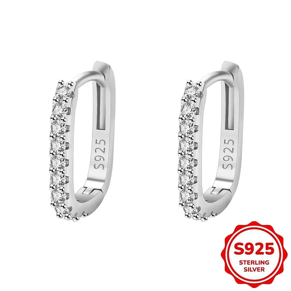Street Fashion Earrings - Hoogwaardige 925 sterling zilveren kristallen mode