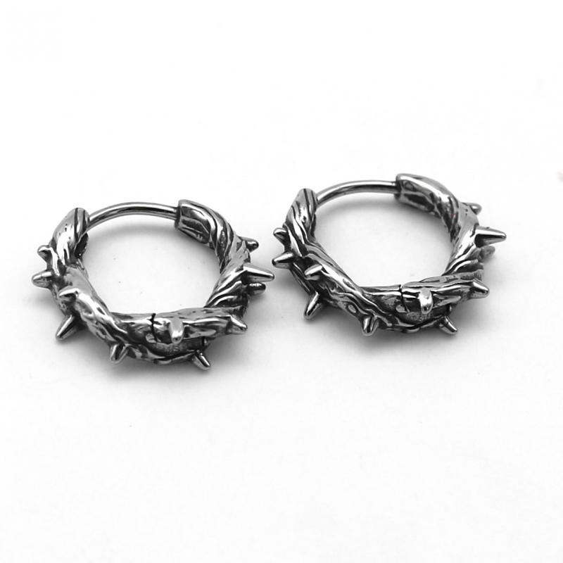 Retro Punk Zwarte Doorn Oorbel - Street Fashion Earrings recensie en prijs