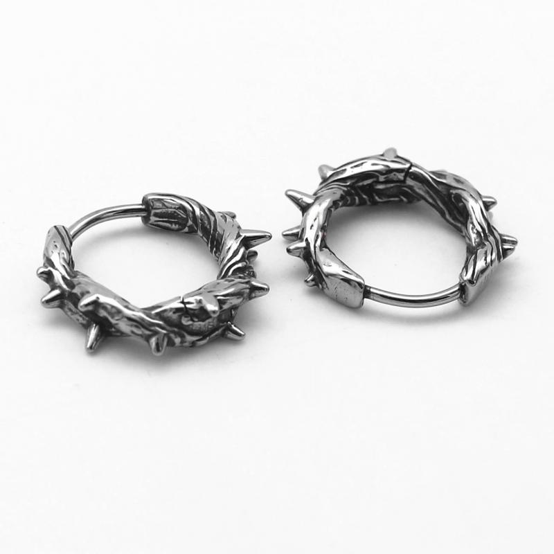Retro Punk Zwarte Doorn Oorbel - Street Fashion Earrings recensie en prijs