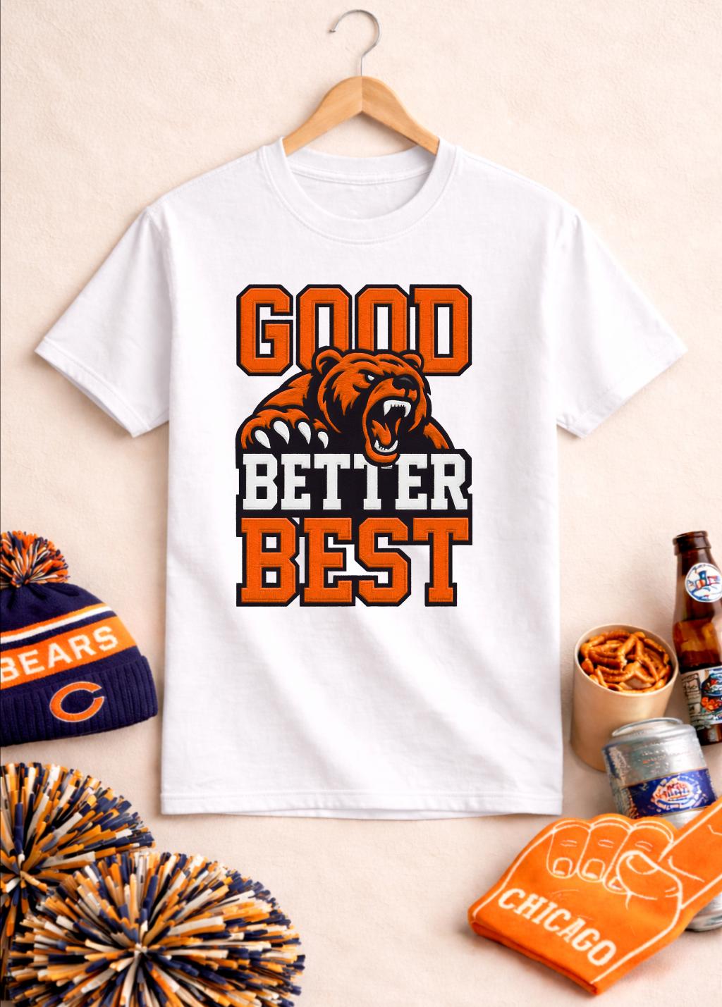 Good Better Best Bear T-shirt  - Street Fashion Chicago recensie en prijs