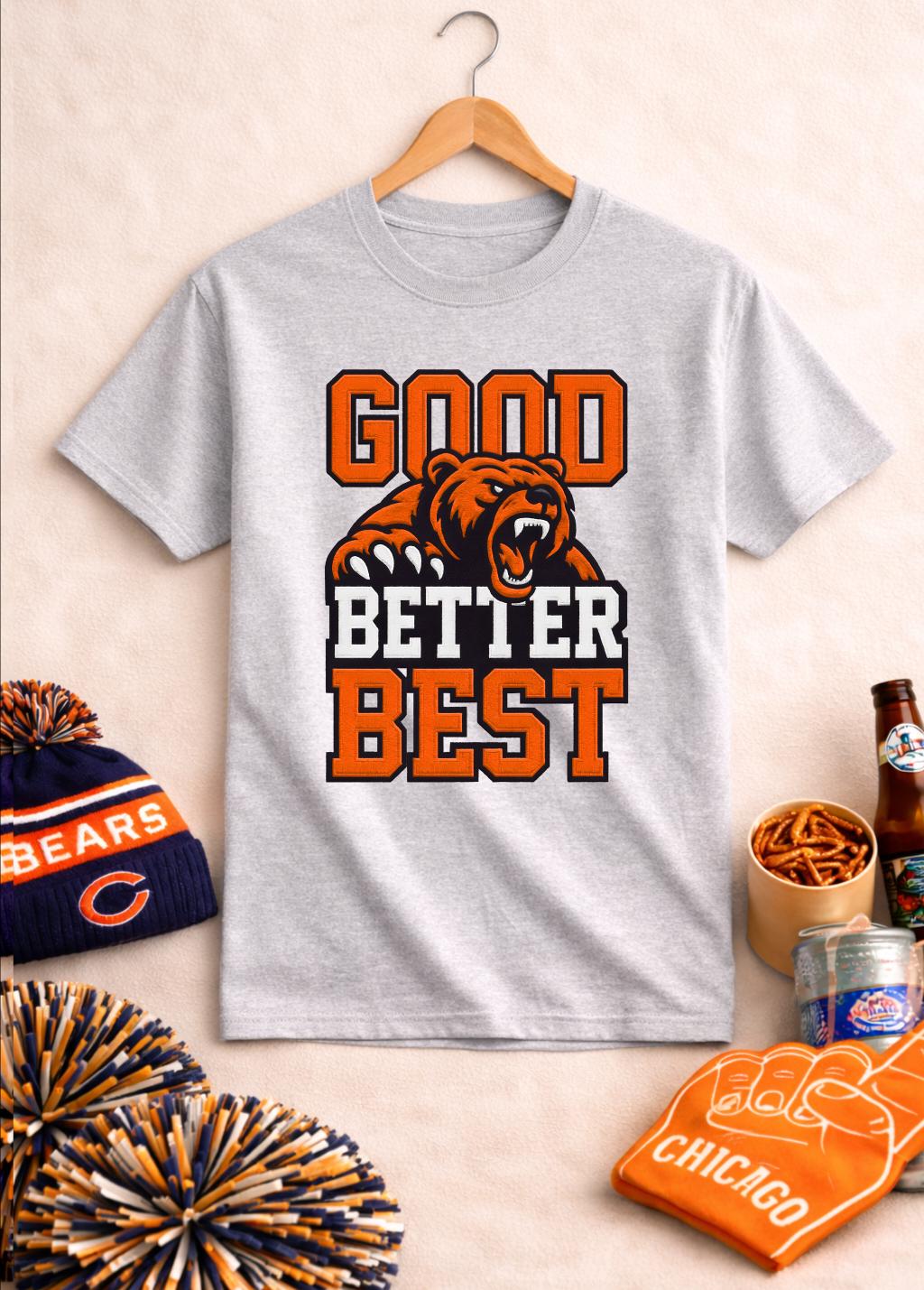 Good Better Best Bear T-shirt  - Street Fashion Chicago recensie en prijs