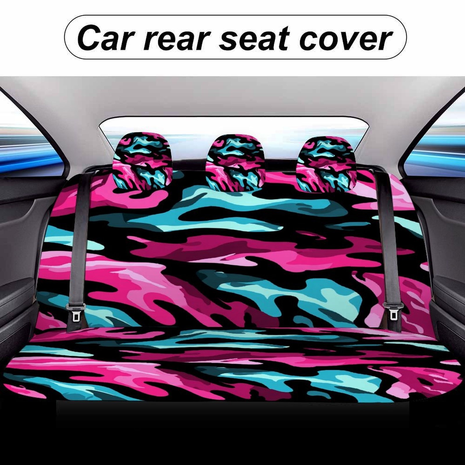 Kleurrijke autostoelhoezenset  - Camo Pattern Set recensie en prijs