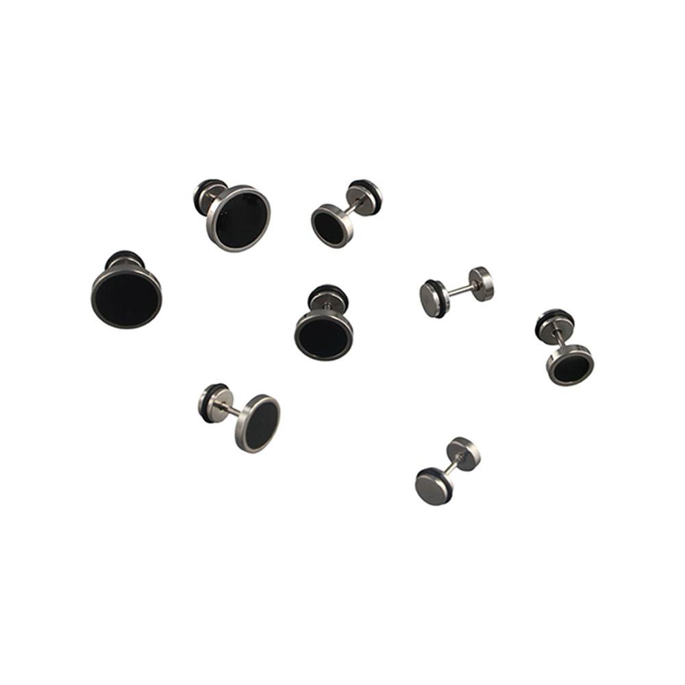 Koreaanse stijl ronde zwarte o - Street Fashion Earrings recensie en prijs