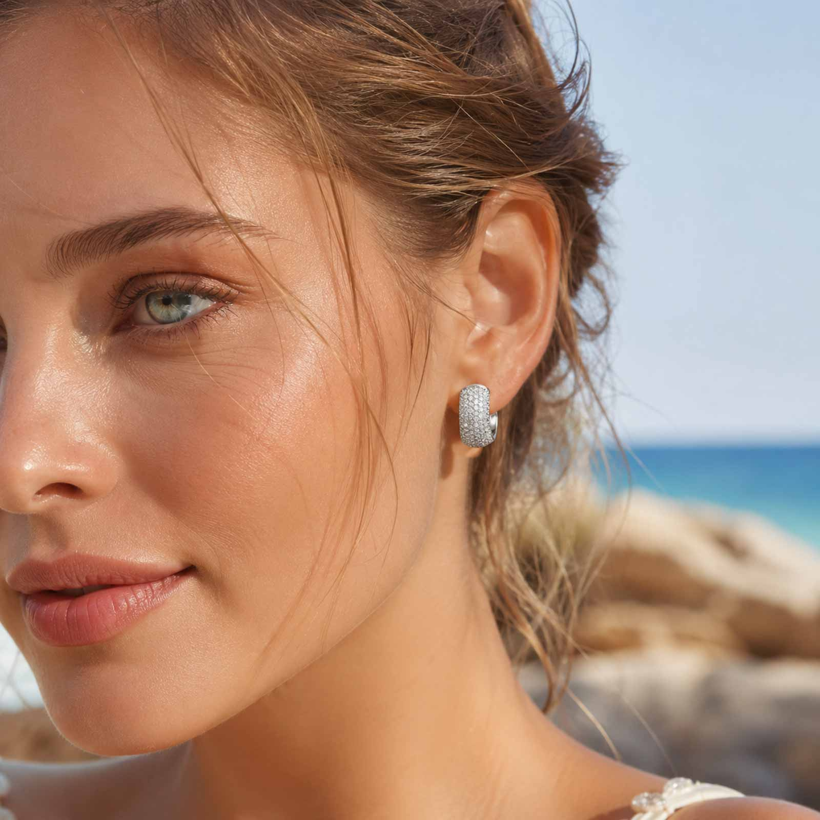 Klassieke Cubic Zirconia oorbe - Street Fashion Earrings recensie en prijs