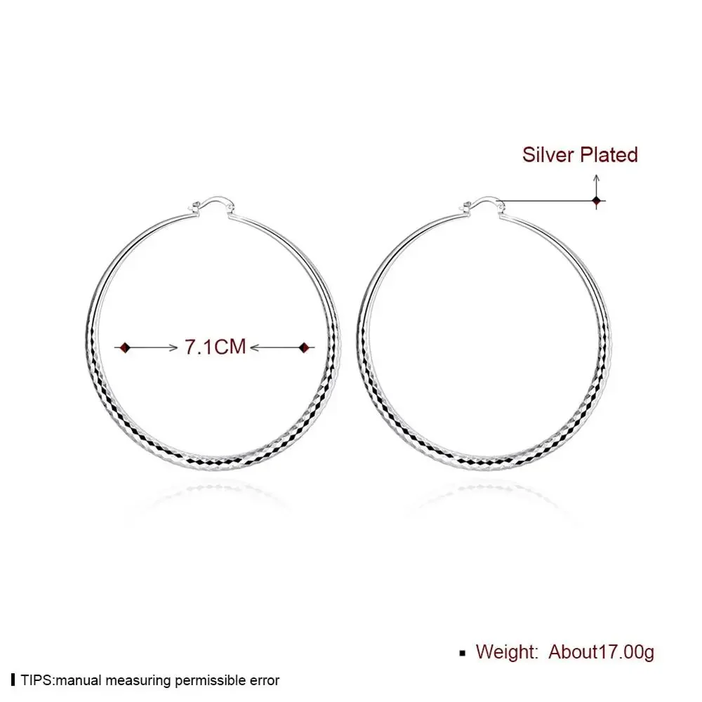 Hot 925 Sterling Zilver 7CM Oo - Street Fashion Earrings recensie en prijs