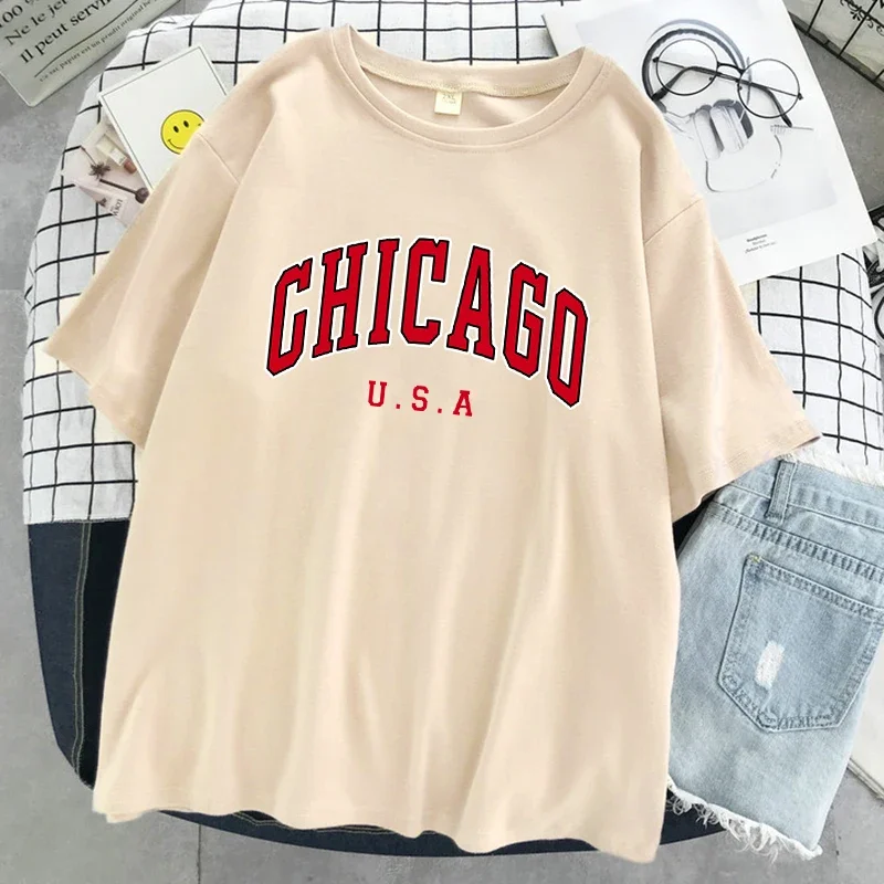 Chicago City Letters T-shirt m - Street Fashion Chicago recensie en prijs