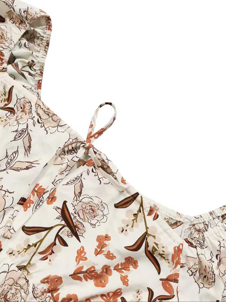 Dames plus size bloemen maxi-j - Street Fashion Plus Size recensie en prijs