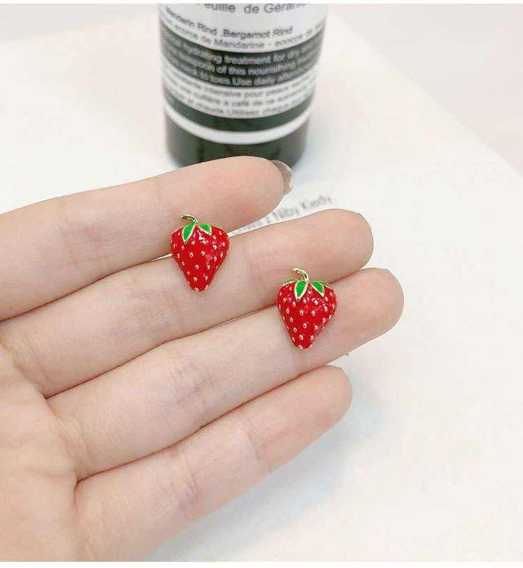 Acryl Aardbei Oorbellen Mode N - Street Fashion Earrings recensie en prijs