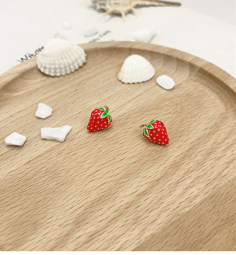 Acryl Aardbei Oorbellen Mode N - Street Fashion Earrings recensie en prijs