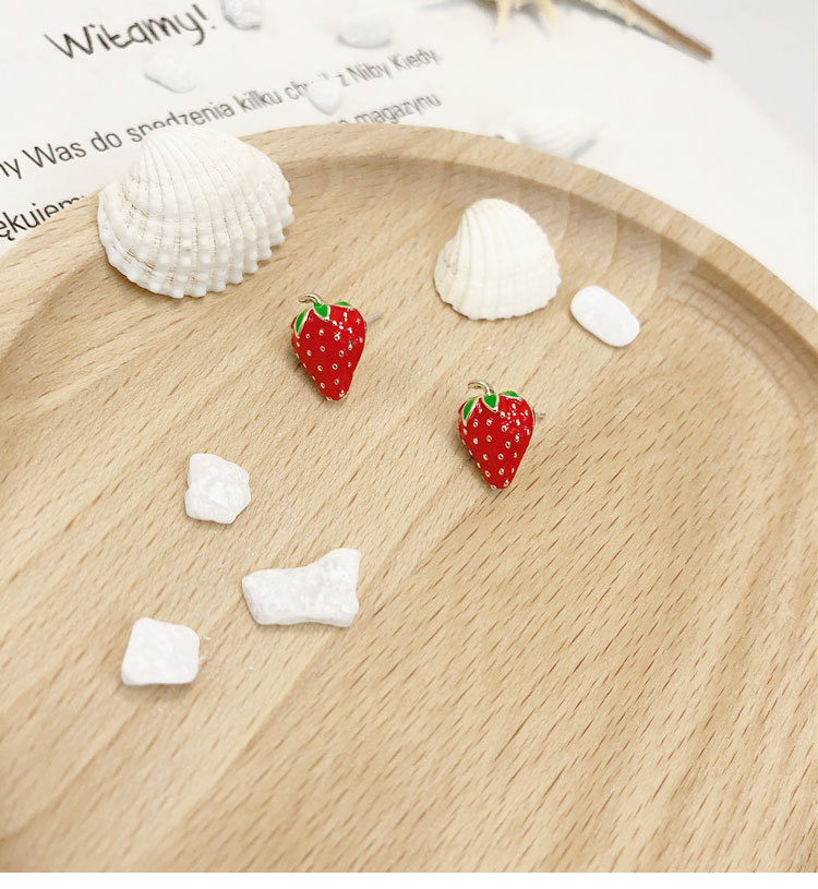 Acryl Aardbei Oorbellen Mode N - Street Fashion Earrings recensie en prijs