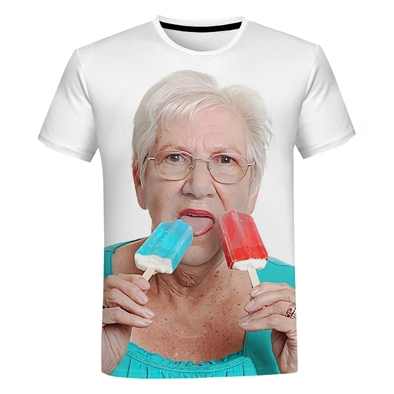 Zomer Leuk Nieuw Oma Patroon H - Street Fashion Plus Size recensie en prijs