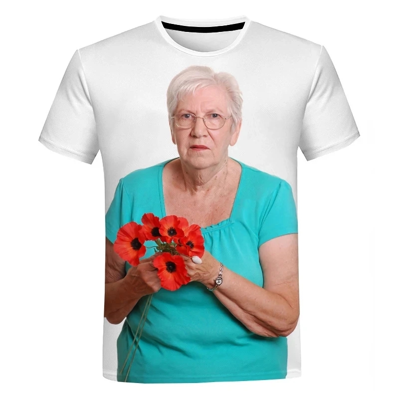 Zomer Leuk Nieuw Oma Patroon H - Street Fashion Plus Size recensie en prijs