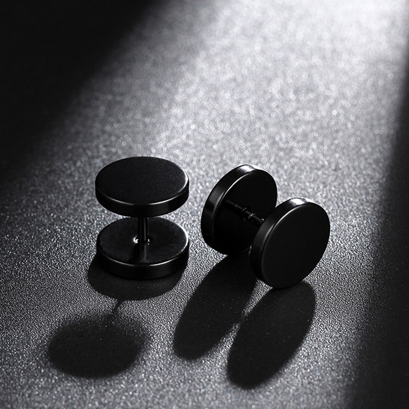 6 Pairs Zwart Unisex Oorbellen - Street Fashion Earrings recensie en prijs