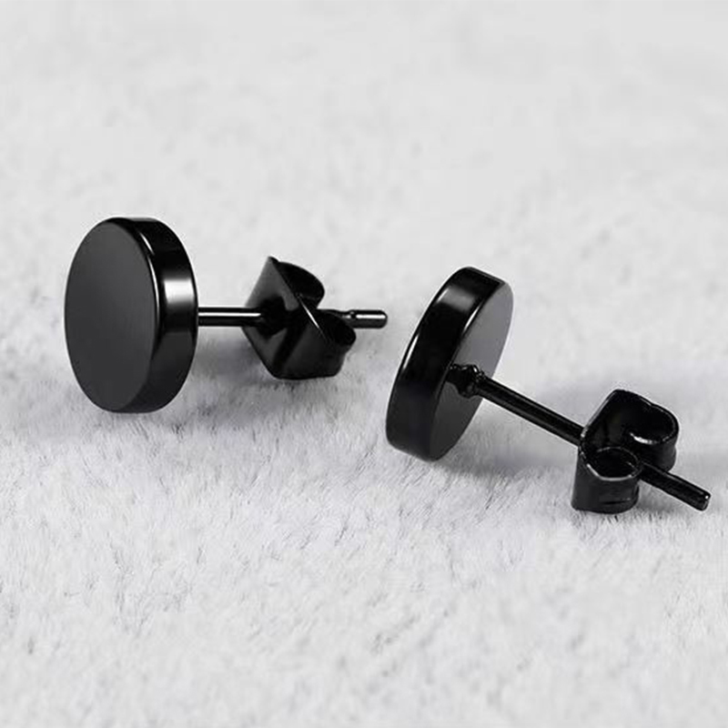 6 Pairs Zwart Unisex Oorbellen - Street Fashion Earrings recensie en prijs