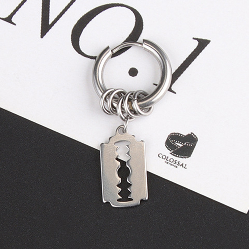 Fashion Rvs Blade Oorbellen Vi - Street Fashion Earrings recensie en prijs