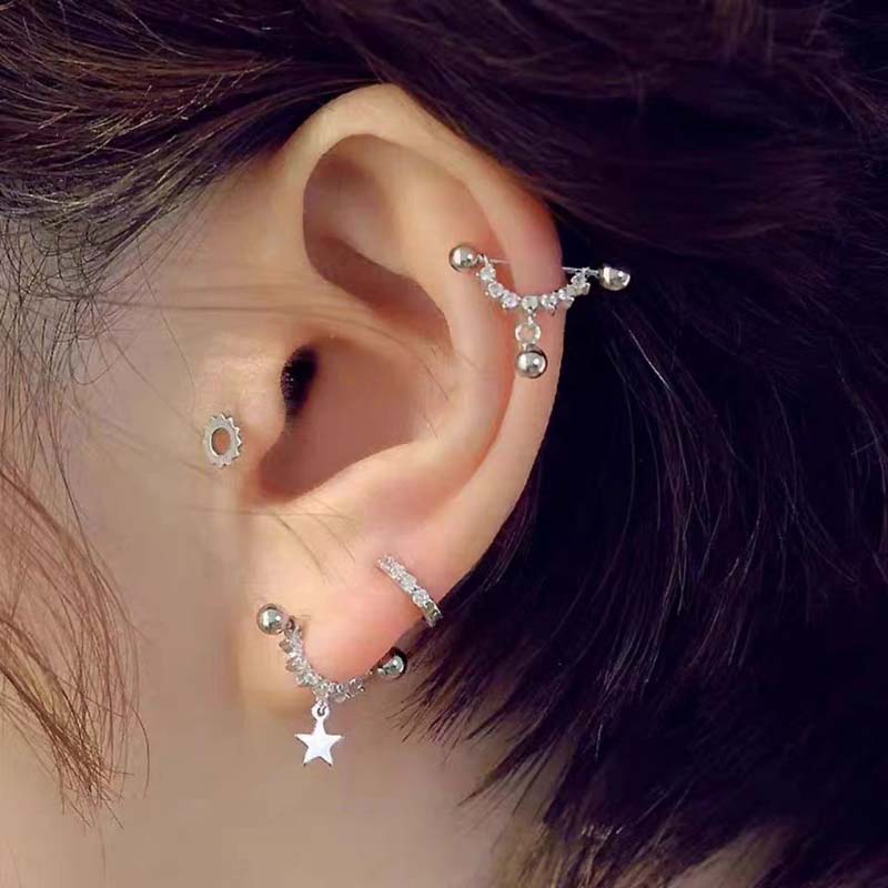 Sexy trendy zirkoon ster oorbe - Street Fashion Earrings recensie en prijs
