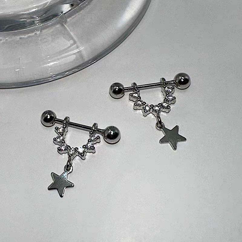 Sexy trendy zirkoon ster oorbe - Street Fashion Earrings recensie en prijs