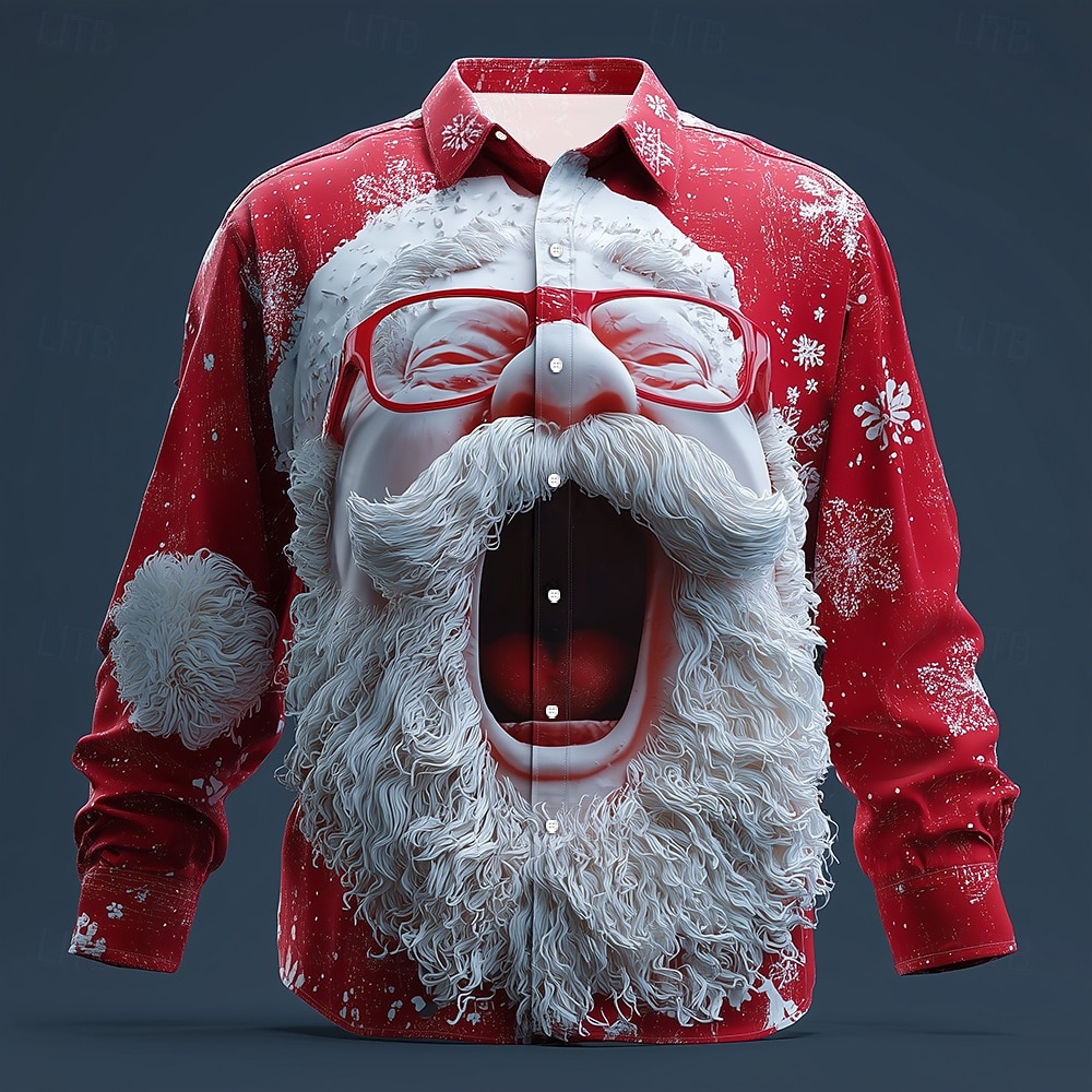 Kerst Heren 3D Grafische Lange - Street Fashion Fall 2025 recensie en prijs