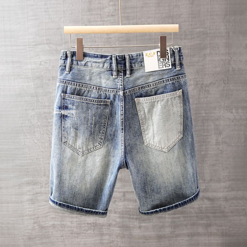 Korte jeansbroek voor heren me - Street Fashion Jeans Men recensie en prijs