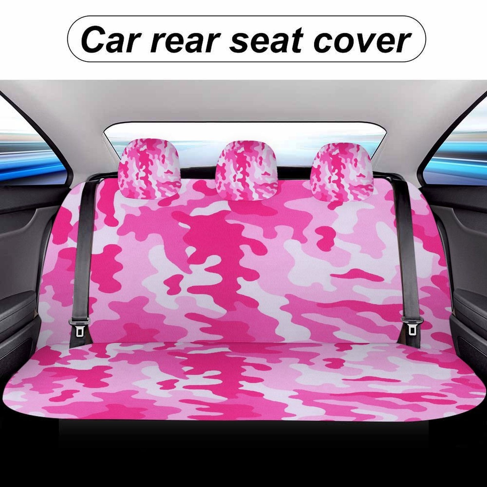 Roze autostoelhoezen met camou - Camo Pattern Set recensie en prijs