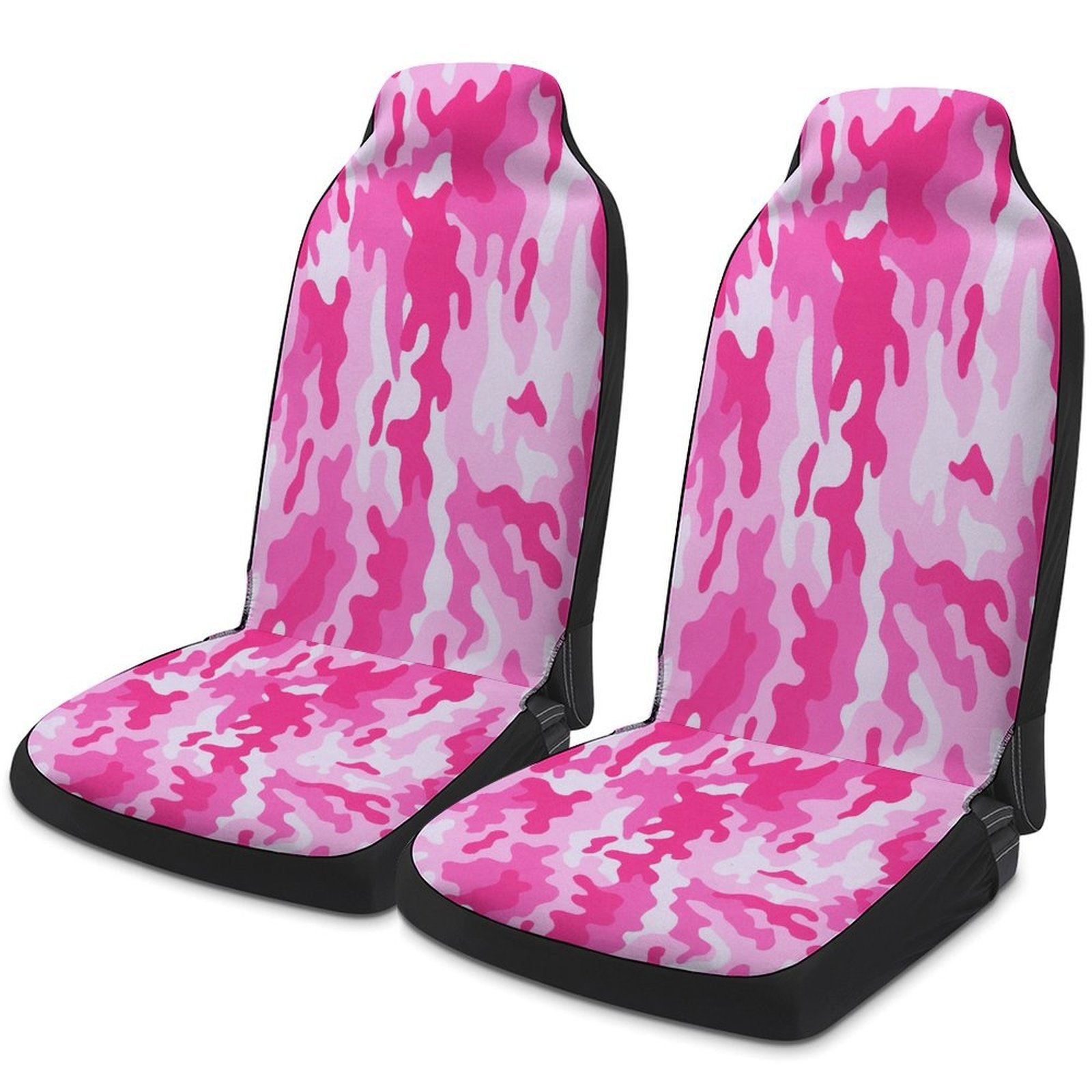 Roze autostoelhoezen met camou - Camo Pattern Set recensie en prijs