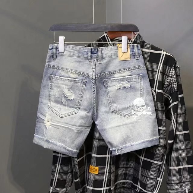 Zomer Heren Versleten Kraal Ga - Street Fashion Jeans Men recensie en prijs